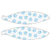 Muster von Pfoten, Hundeschäben, blaue Baby-Paws Basketball (Panele)