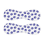 Muster von Pfoten, Hundeschäften, blaue Navy-Paws Baseball (Paneele)