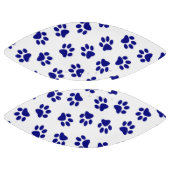 Muster von Pfoten, Hundeschäften, blaue Navy-Paws Football (Paneele)