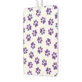 Muster von Pfoten, Hundeschäften, Lila Pfoten Autolufterfrischer (Links)