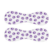 Muster von Pfoten, Hundeschäften, Lila Pfoten Baseball (Paneele)