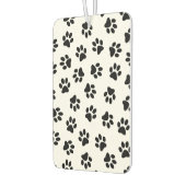 Muster von Pfoten, Hundeschäften, schwarzen Pfoten Autolufterfrischer (Links)