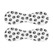 Muster von Pfoten, Hundeschäften, schwarzen Pfoten Baseball (Paneele)