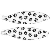 Muster von Pfoten, Hundeschäften, schwarzen Pfoten Basketball (Panele)