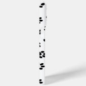 Muster von Pfoten, Hundeschäften, schwarzen Pfoten Case-Mate iPhone Hülle (Rückseite / Rechts)