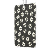 Muster von Pfoten, Hundeschäften, weißen Pfoten Autolufterfrischer (Links)