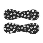 Muster von Pfoten, Hundeschäften, weißen Pfoten Baseball (Paneele)