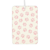 Muster von Pfoten, Hundeschrauben, Baby-Pink-Pfote Autolufterfrischer (Vorderseite)