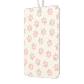 Muster von Pfoten, Hundeschrauben, Baby-Pink-Pfote Autolufterfrischer (Links)