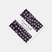 Muster von Pfoten, Lilac-Pfoten, Hundepuppen, Absc Serviette (Ecke)