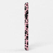 Muster von Pfoten, schwarzen Pfoten, Hundeschäben, Case-Mate iPhone Hülle (Hinten/Rechts)