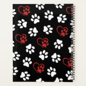 Muster von Pfoten, weißen Pfoten, roten Pfoten, He Planer (Rückseite)