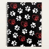 Muster von Pfoten, weißen Pfoten, roten Pfoten, He Planer (Vorderseite)