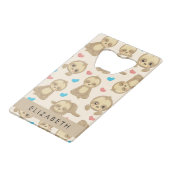 Muster von Schlägen, Niedlichen Schlitzen, Herz, I Geldbeutel Flaschenöffner (Rückseite Schrägansicht)