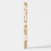 Muster von Schlägen, Niedlichen Schlitzen, Herz, I iPhone Hülle (Linke Seite)