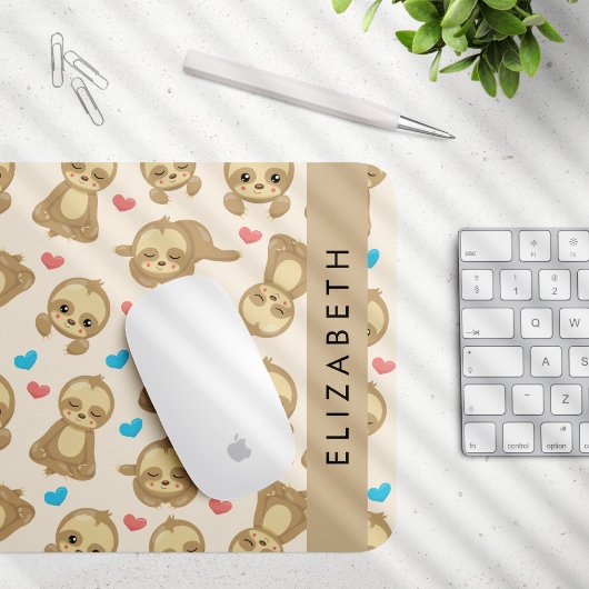 Muster von Schlägen, Niedlichen Schlitzen, Herz, I Mousepad