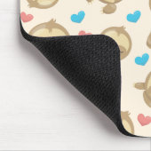 Muster von Schlägen, Niedlichen Schlitzen, Herz, I Mousepad (Ecke)