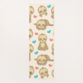 Muster von Schlägen, Niedlichen Schlitzen, Herz, I Yogamatte (Rückseite)