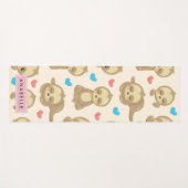 Muster von Schlägen, Niedlichen Schlitzen, Herz, I Yogamatte (Vorderseite (Horizontal))