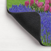 Muster von Traubenzucker, Tulpen und Mousepad (Ecke)