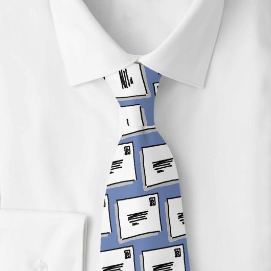 Muster von Umschlägen im Stil eines Cartoon Krawatte