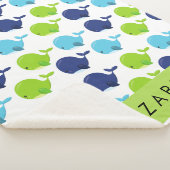 Muster von Walen, Niedlichen Walen, Ihr Name Sherpadecke (3/4)