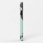 Muster von Wirbel, wirbelfarbiges Muster, grün, gr Case-Mate iPhone Hülle (Hinten/Rechts)