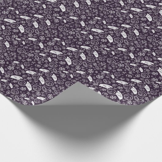 Muster "Voodoo" Geschenkpapier (Ecke)