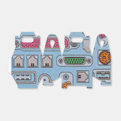 Muster-Vorgeschoß für Computergeek-Inout-Muster Geschenkschachtel (Ungefaltet)