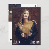 Muster-Vorlage für Kopfhörerkarten Postkarte (Vorne/Hinten)