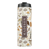 Muster-Vorlage für Mushroom-Individuelle Name Thermosbecher (Vorderseite)