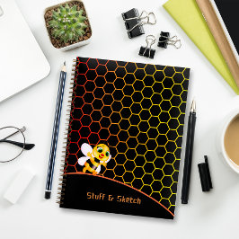 Muster-WabenNotebook Notizblock