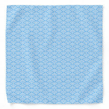 Muster WAGARA Seigaiha (Blaue Ozeanwellen)