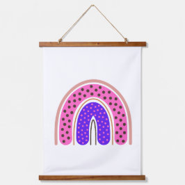 Muster Wandteppich Mit Holzrahmen