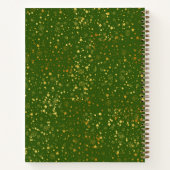 Muster WeihnachtsgeschmacksNotebook Notizblock (Rückseite)