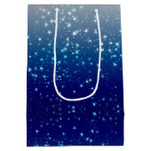 Muster Weihnachtssterntasche Mittlere Geschenktüte (Rückseite)