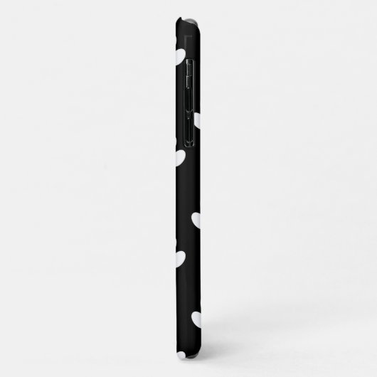 Muster, weiße Pfoten, rosa Herzen, Ihr Name Case-Mate iPhone Hülle (Hinten/Links)