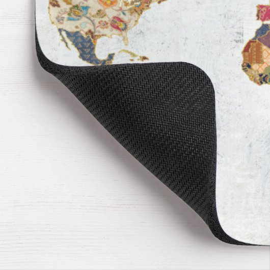 Muster-Weltkarte Mousepad (Ecke)