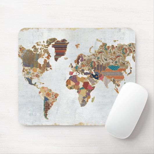 Muster-Weltkarte Mousepad (Mit Mouse)