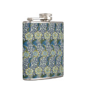 Muster William Morriss Kennet (blau) Flachmann (Rechts)