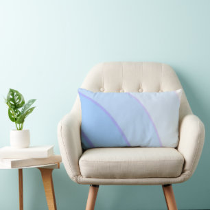 Muster wirbeln Pastel Ombre Blau Lendenkissen