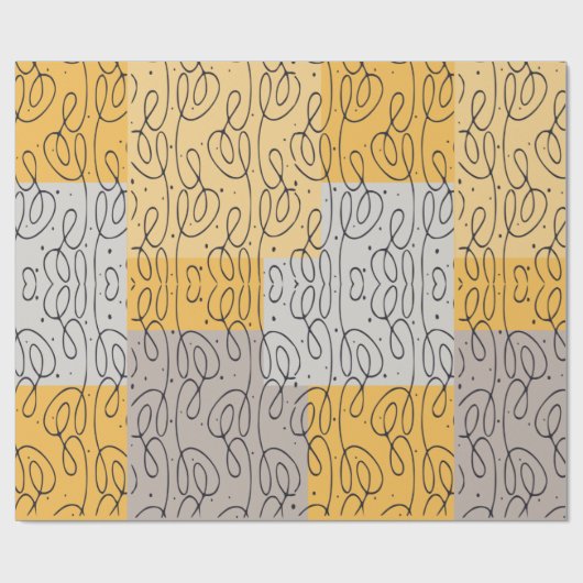 Muster-Wrapping-Papier drehen Geschenkpapier (Flach)