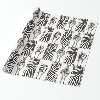 Muster Zebras Geschenkpapier