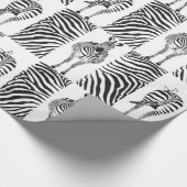 Muster Zebras Geschenkpapier (Ecke)