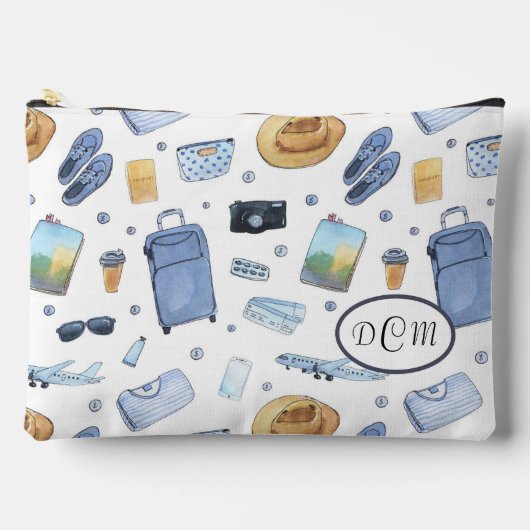 Muster-Zubehör-Pouch für Reisen Zubehörtasche (Vorderseite)