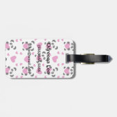 Muster zum Tag der Liebe Gepäckanhänger (Rückseite horizontal)