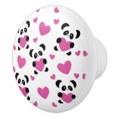 Muster zum Tag der Liebe Keramikknauf (Rechts)