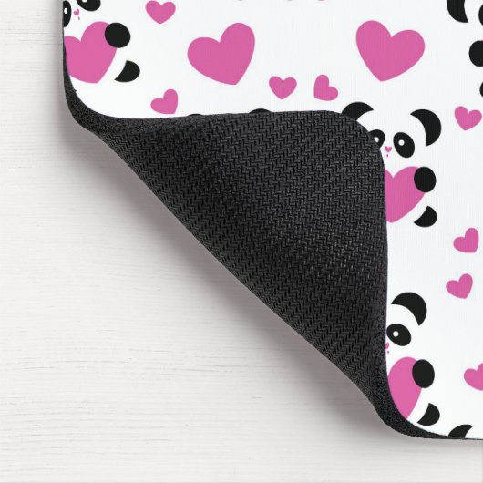 Muster zum Tag der Liebe Mousepad (Ecke)