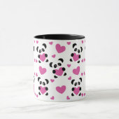 Muster zum Tag der Liebe Tasse (Zentrum)