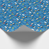 Muster zum Thema Meer Geschenkpapier (Ecke)